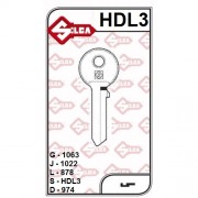 Chave Yale HDL G 1063 - HDL3 - PACOTE COM 10 UNIDADES 